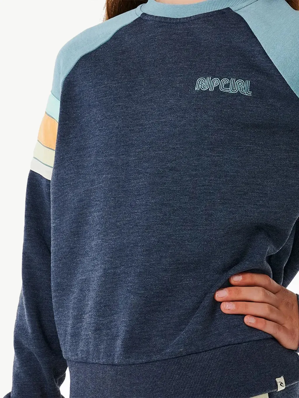 (8-14 years) Girl's Surf Revival Raglan Crew