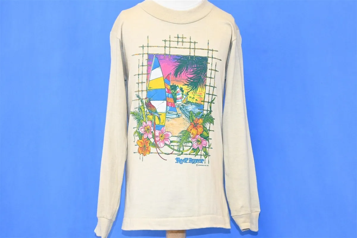 80s Reef Runner Sailboat Sunset Deadstock t-shirt Youth Medium