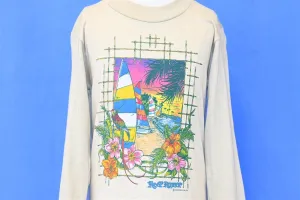 80s Reef Runner Sailboat Sunset Deadstock t-shirt Youth Medium