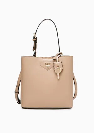 Astraea M Bucket Bag Beige