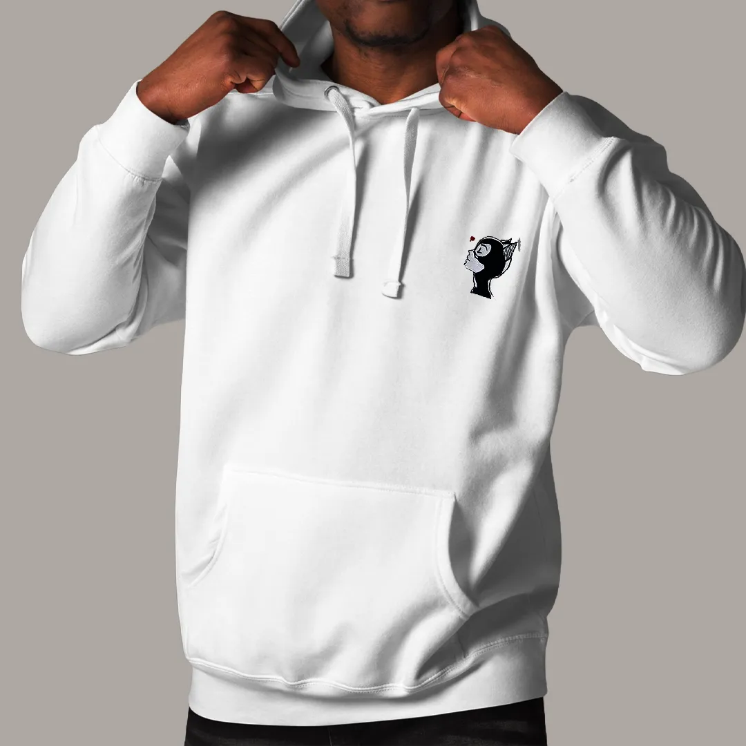 Batman And Catwoman Embroidered Hoodie