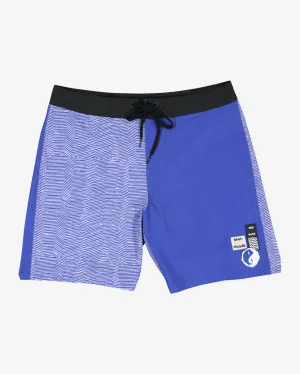 Brain Freeze Trunk 17" Boardshorts - Blue