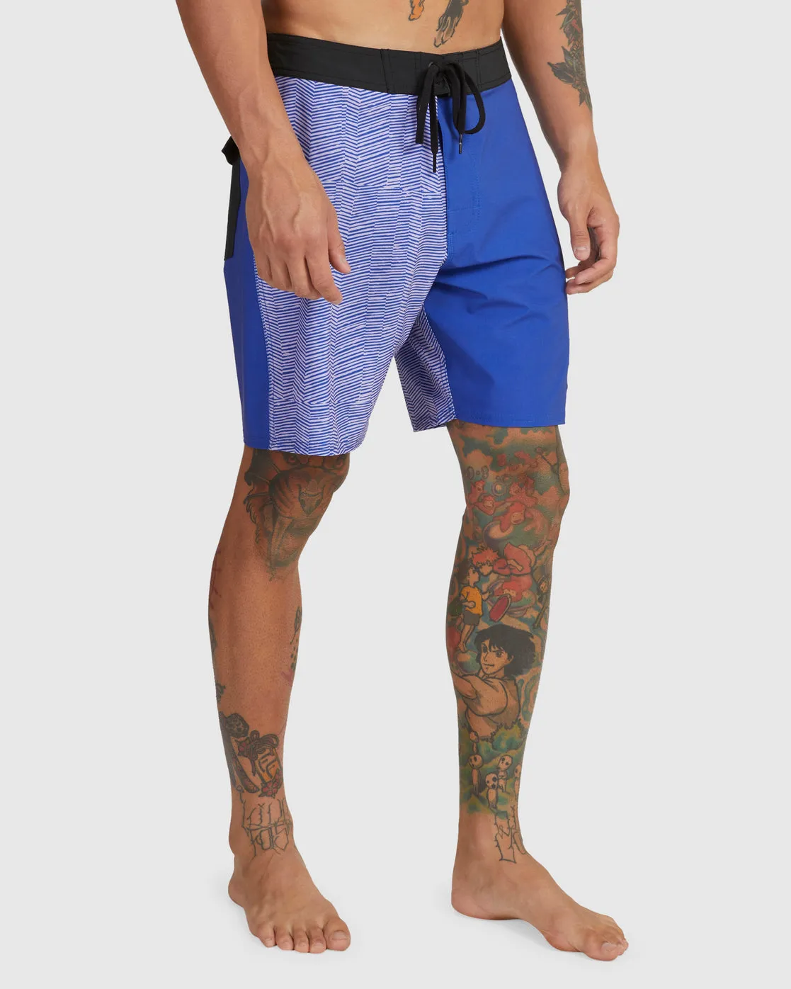 Brain Freeze Trunk 17" Boardshorts - Blue