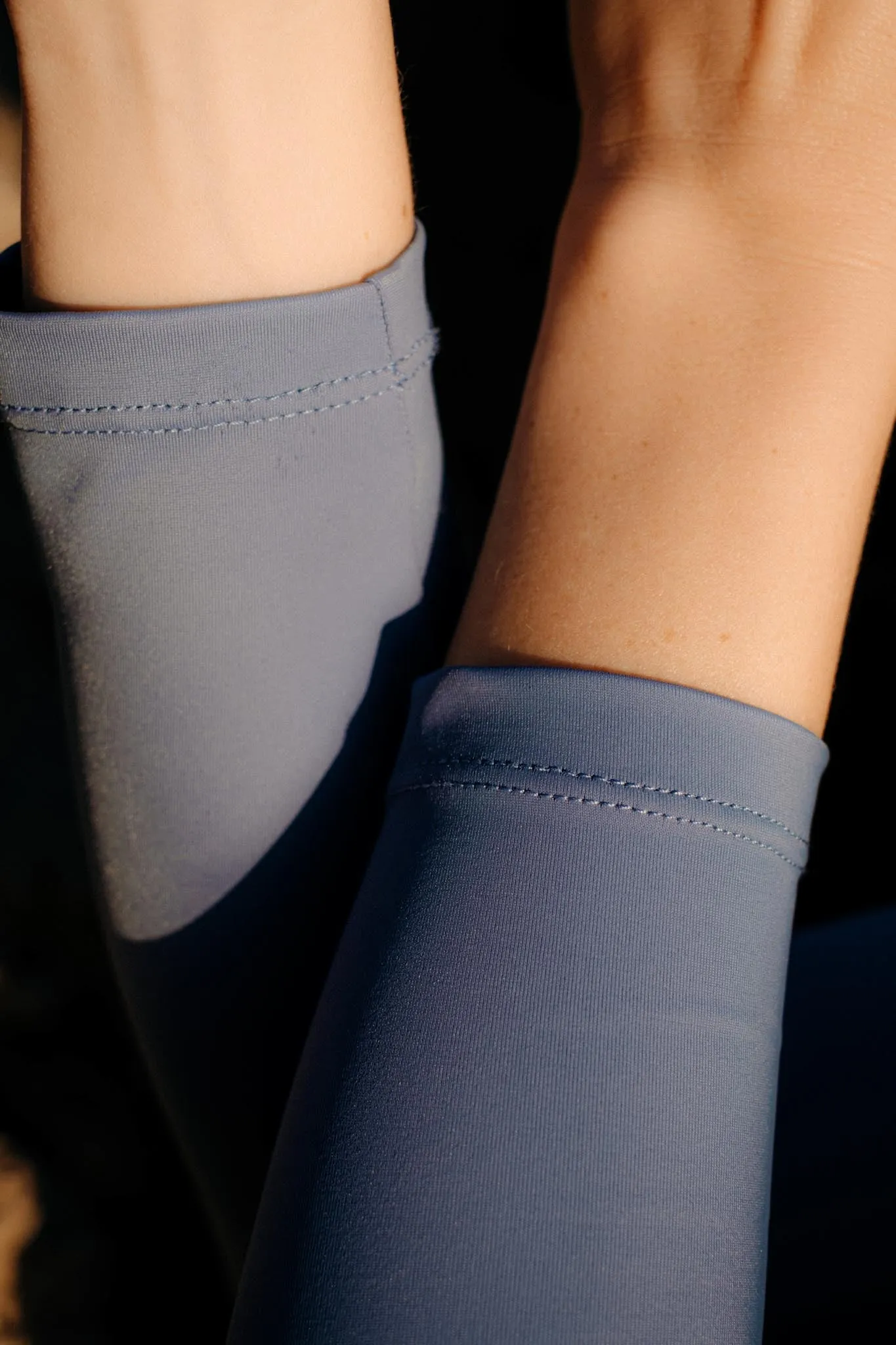 Classic Long-Sleeve Surf Suit in Costa Blue