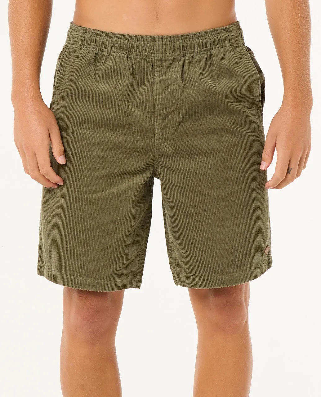 Classic Surf Cord Volley Short - Dusty Olive