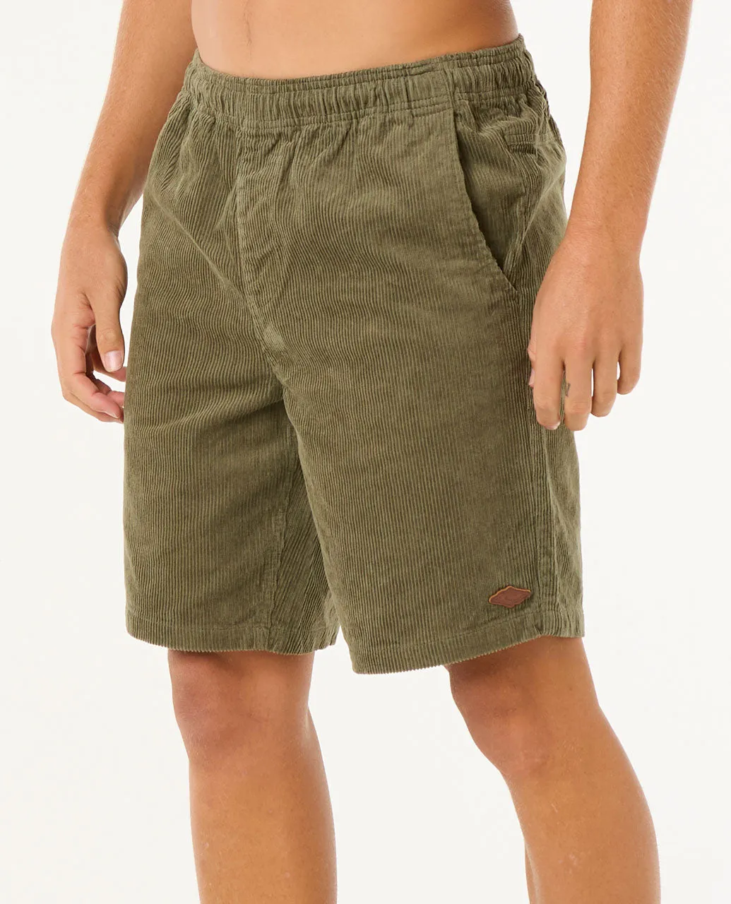 Classic Surf Cord Volley Short - Dusty Olive