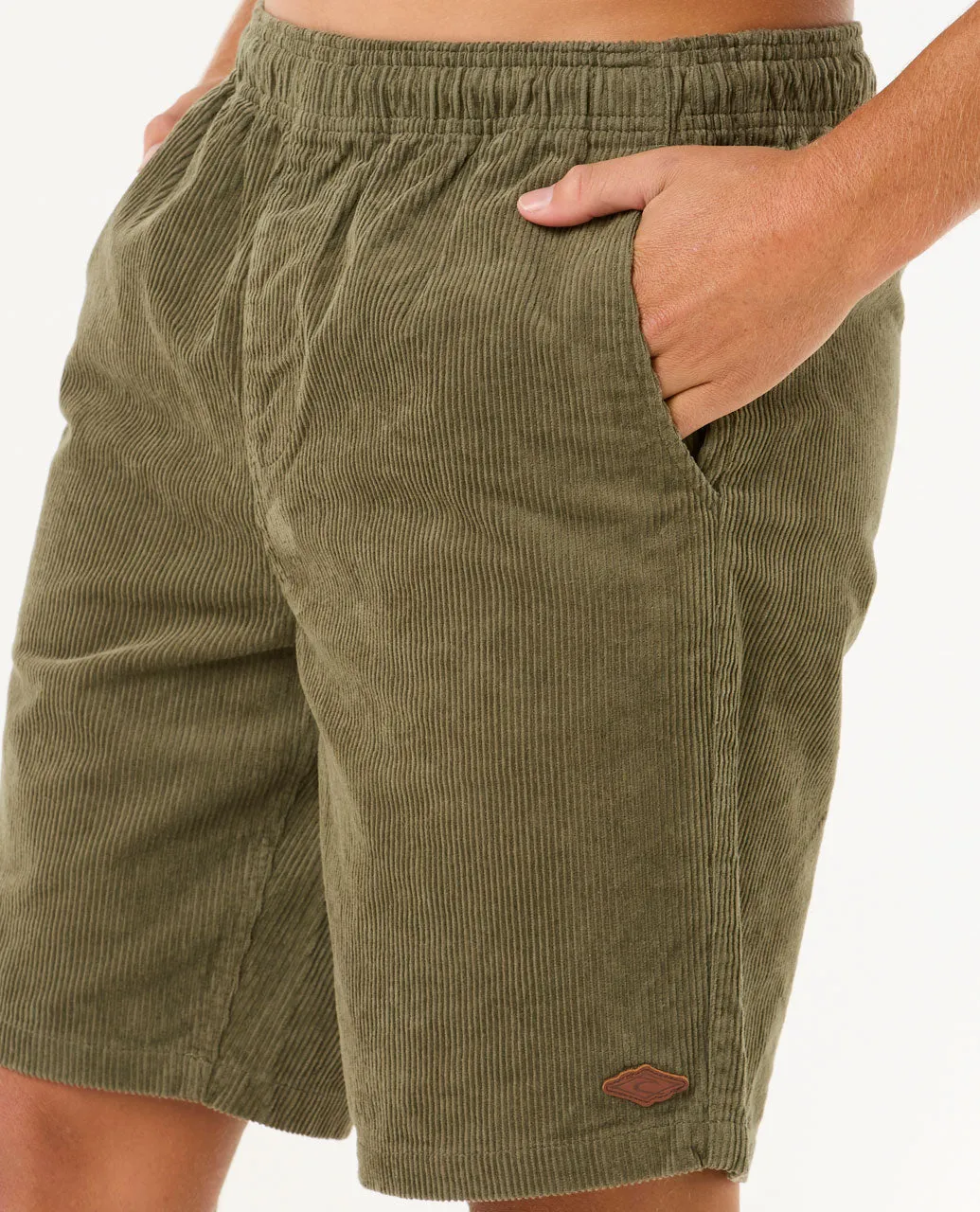 Classic Surf Cord Volley Short - Dusty Olive