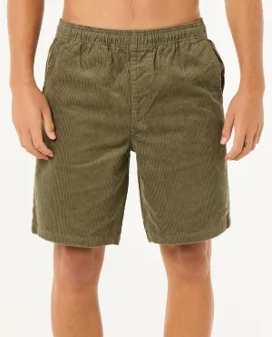 Classic Surf Cord Volley Short - Dusty Olive