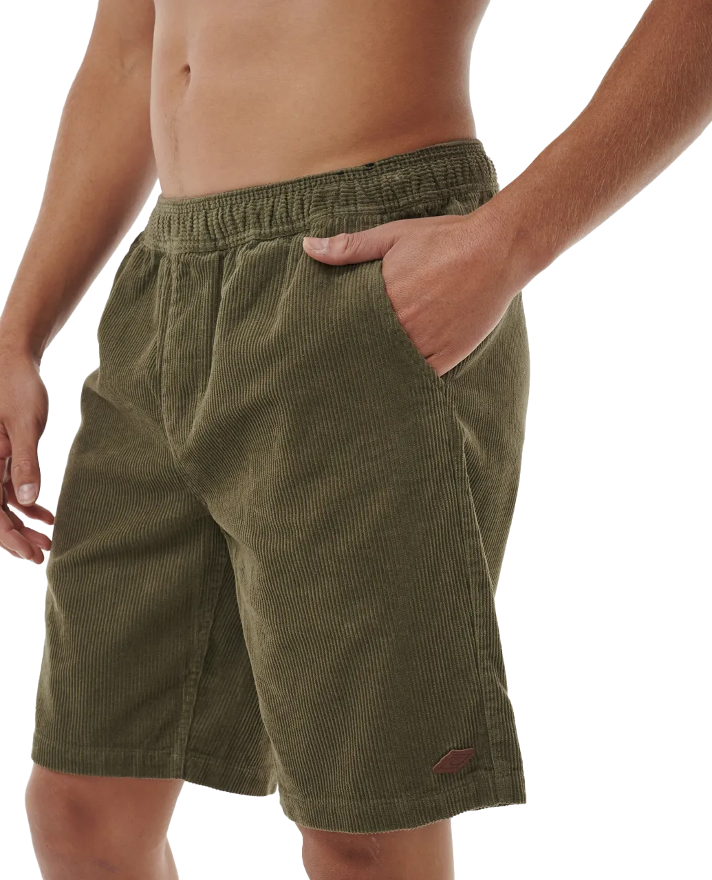 Classic Surf Cord Walkshorts in Dusty Olive