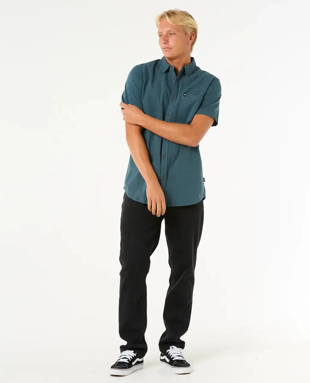 Classic Surf Washed Shirt in Pine Night