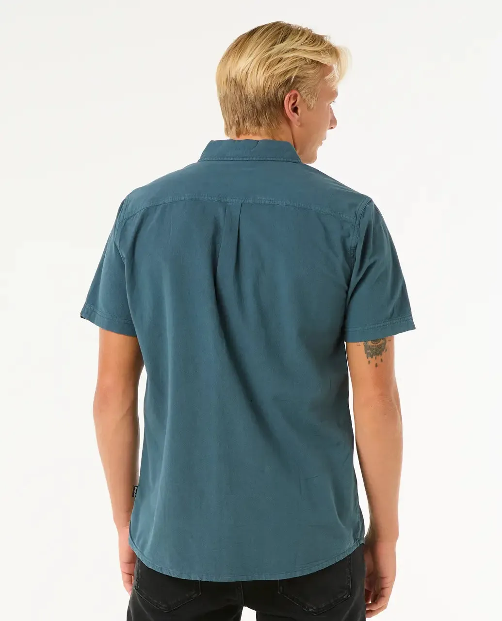 Classic Surf Washed Shirt in Pine Night
