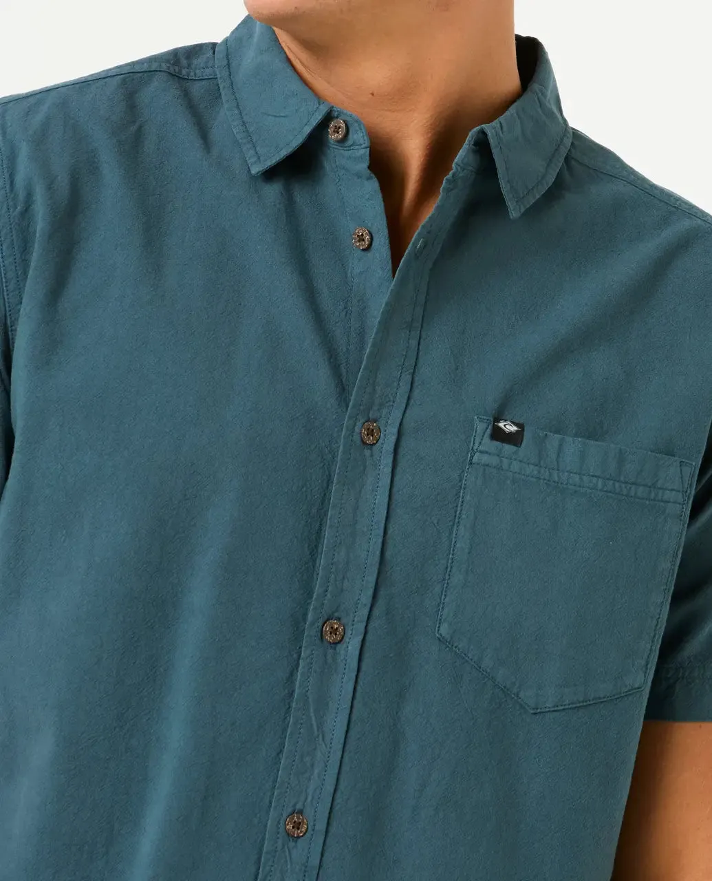 Classic Surf Washed Shirt in Pine Night