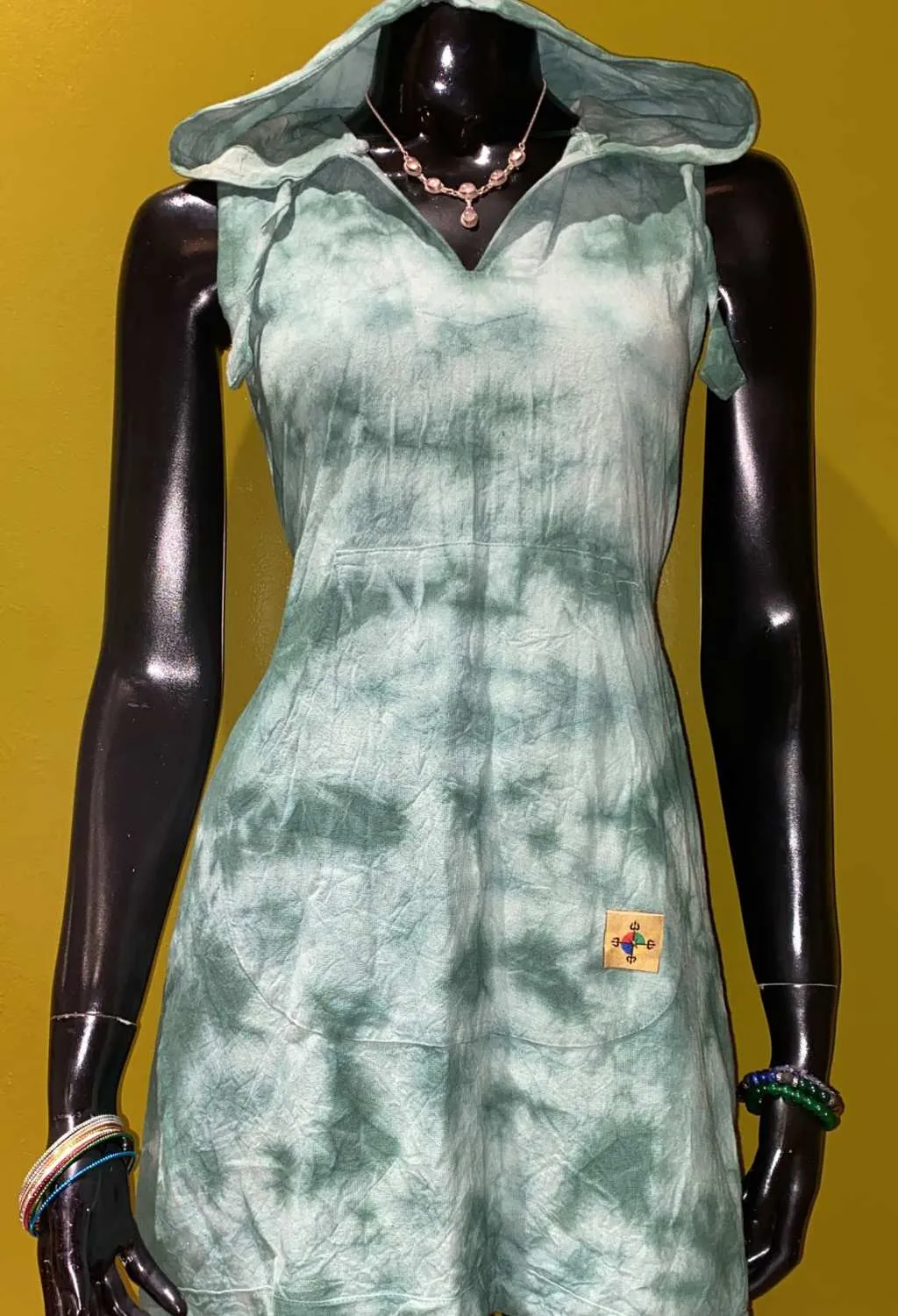 Cotton Front Pocket Hoodie Dress – Prepack of 4 Sizes - Tie Dye