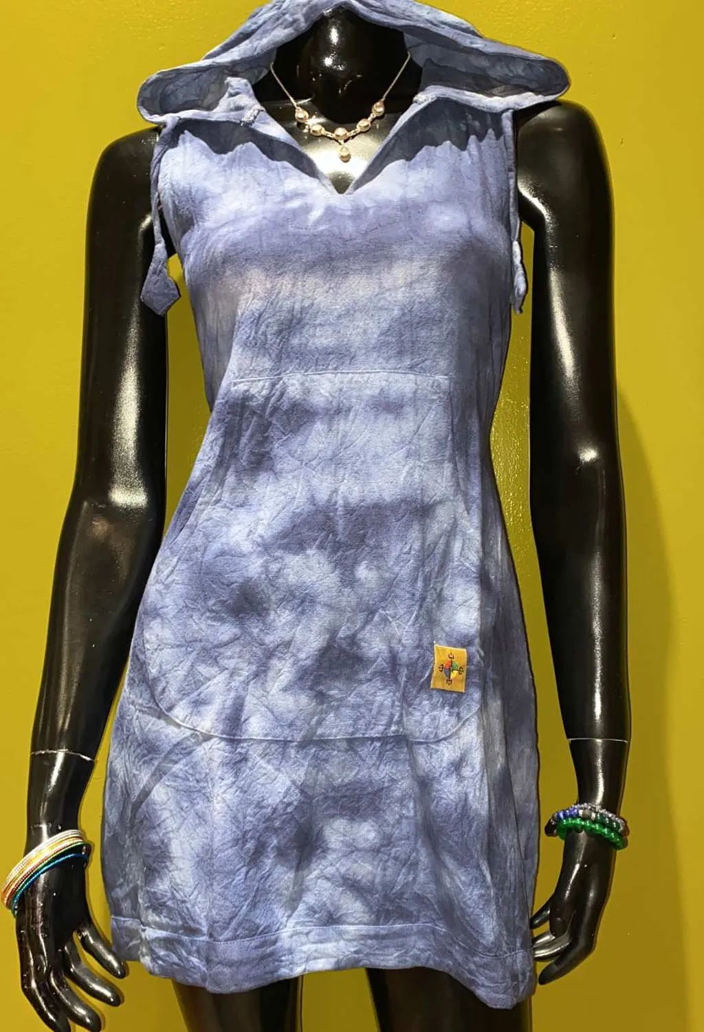 Cotton Front Pocket Hoodie Dress – Prepack of 4 Sizes - Tie Dye
