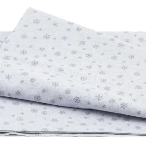 Cream & Sugar X - Snowflakes Gray 2 Yard Cut