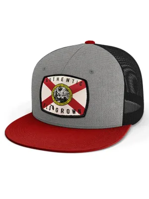 FloGrown FGH-155 Authentic Flag Hat Grey