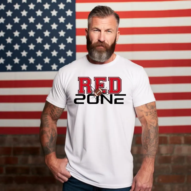 Football Red Zone Design PNG Download