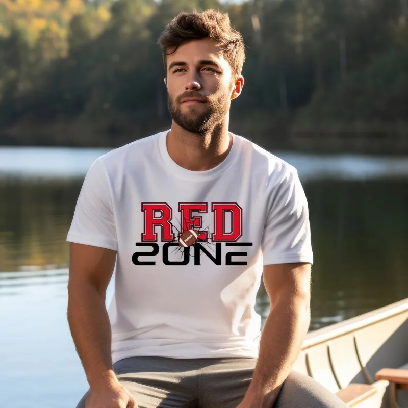 Football Red Zone Design PNG Download