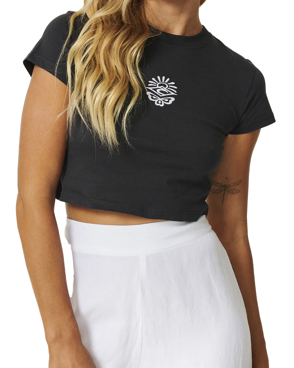 Icons Of Surf Baby T-Shirt in Washed Black
