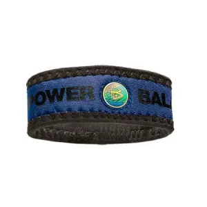 Neoprene - Navy Wristband with Black Lettering