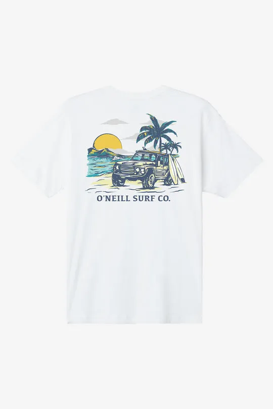 Oneill Mens Free Wheelin Tee