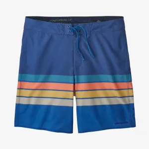 Patagonia Hydropeak 18" Boardshorts-Santa Cruz Stripe: Superior Blue