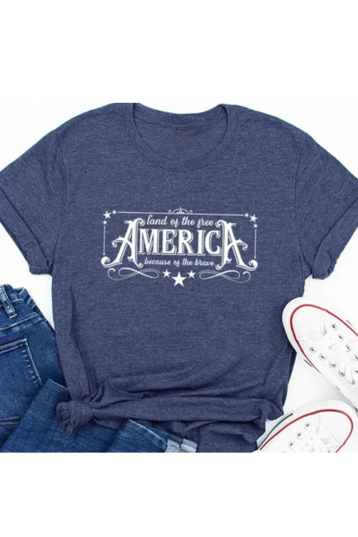 Patriotic tee 4 different styles