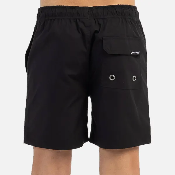 Santa Cruz Cruzier Solid Youth Beach Short - Black
