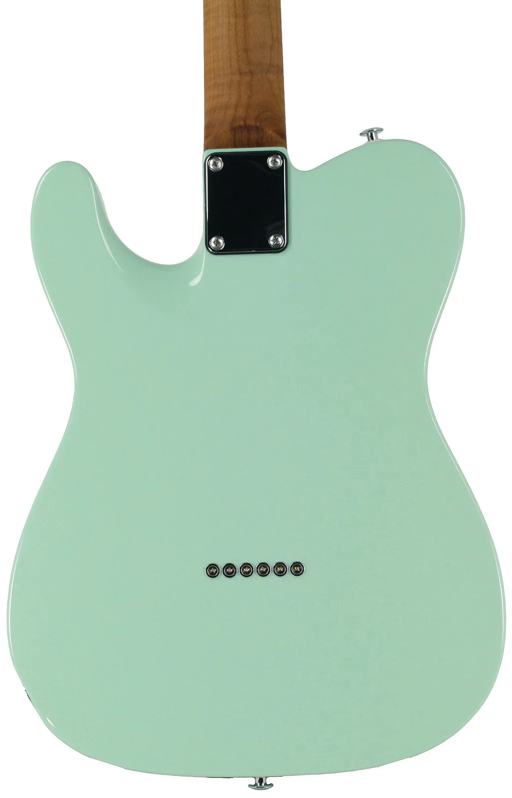 Suhr Classic T Roasted Select Guitar, Flamed, Rosewood, Surf Green