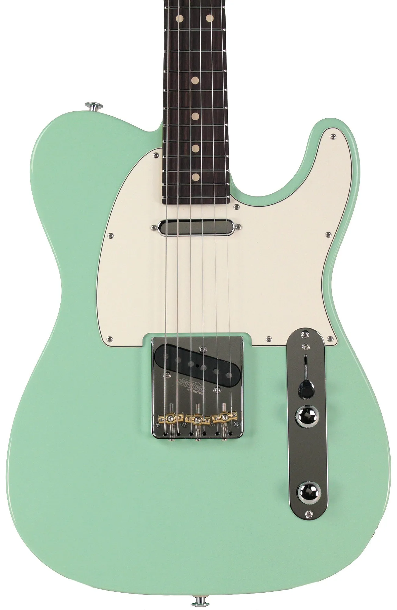 Suhr Classic T Select Guitar, Alder, Rosewood, Surf Green