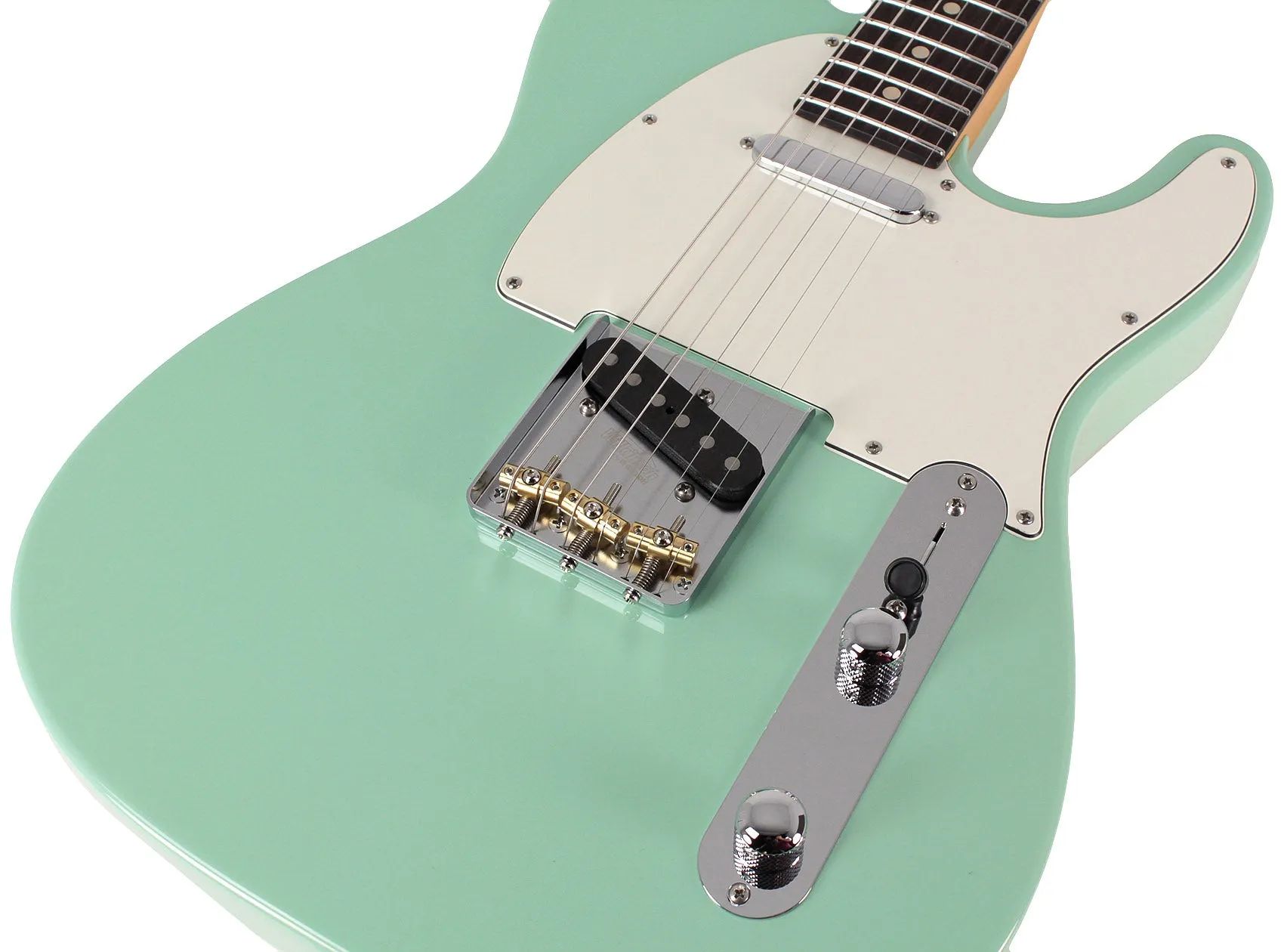 Suhr Classic T Select Guitar, Alder, Rosewood, Surf Green