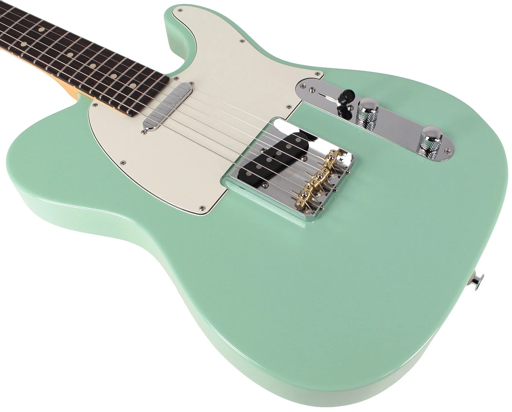 Suhr Classic T Select Guitar, Alder, Rosewood, Surf Green