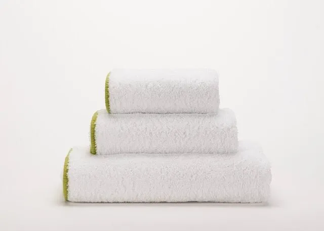 Surf Bath Towel 28X54 Apple Green 165 by Abyss