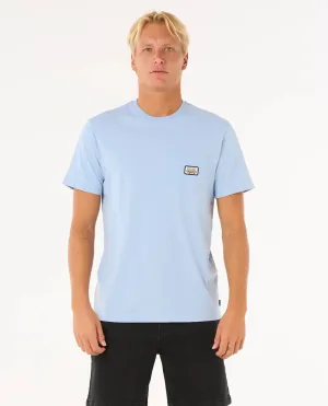 Surf Paradise Badge Update T-Shirt in Ice Blue