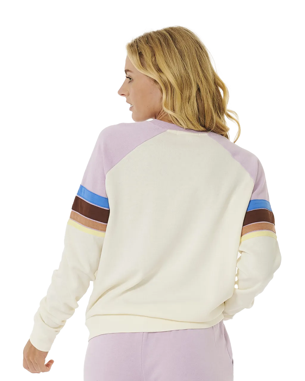 Surf Revival Raglan Sweatshirt in Lilac