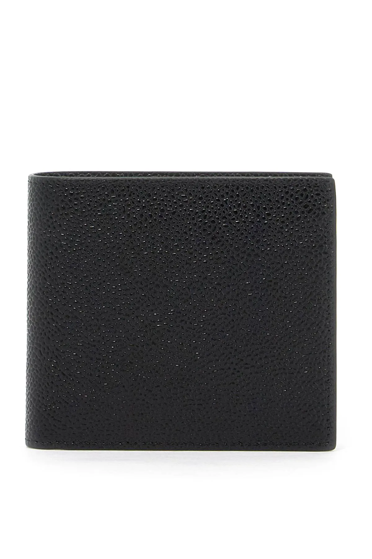 THOM BROWNE pebble grain leather bi-fold wallet