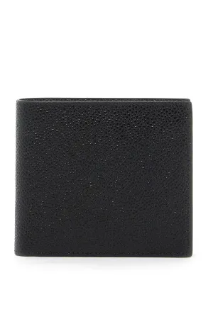 THOM BROWNE pebble grain leather bi-fold wallet