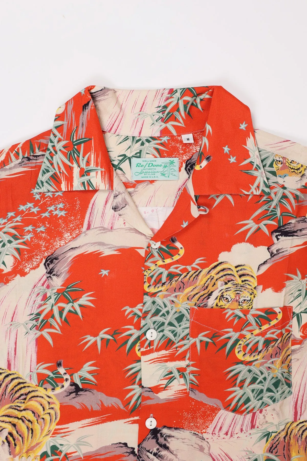 Tiger Surf Rider Shirt - Red Tiger