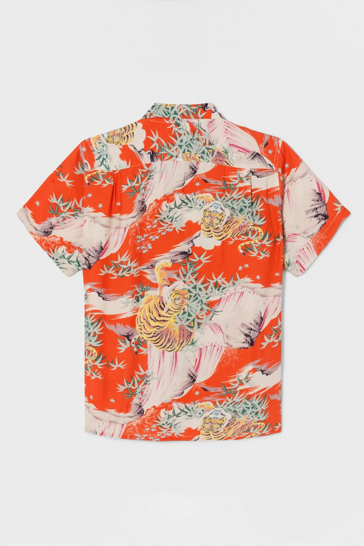 Tiger Surf Rider Shirt - Red Tiger
