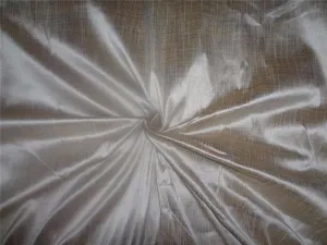 WHITE Polyester Dupion